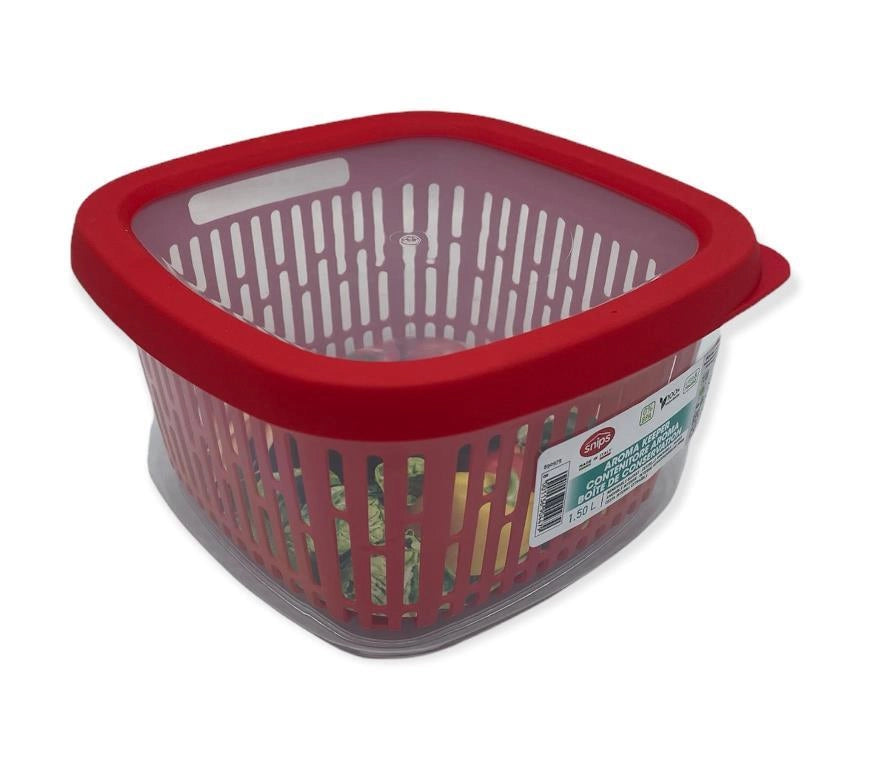 Contenitore Salvafreschezza Aroma Keeper Rosso 1,5 Litri Snips