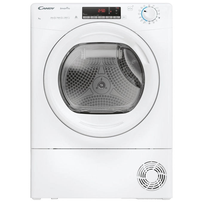 Candy Asciugatrice a Pompa di Calore 7 kg Smart Pro CRO4 H7A2TE-S Libera Installazione Bianco