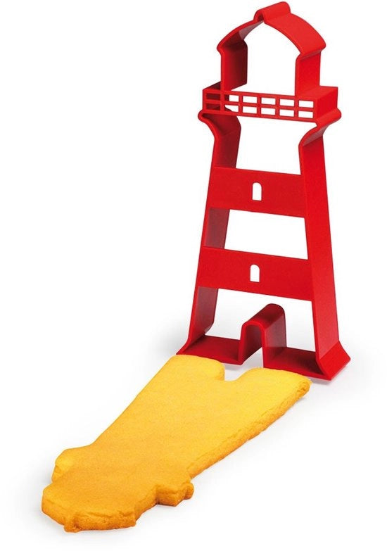 Souvenir della torre di guardia in forma di biscotto rosso