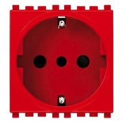 VIMAR EIKON - PRESA 2P+T 16A P30 ROSSO
