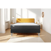 Letto con materasso VITALPOWER 150 x 200 cm Rete Kit Nero
