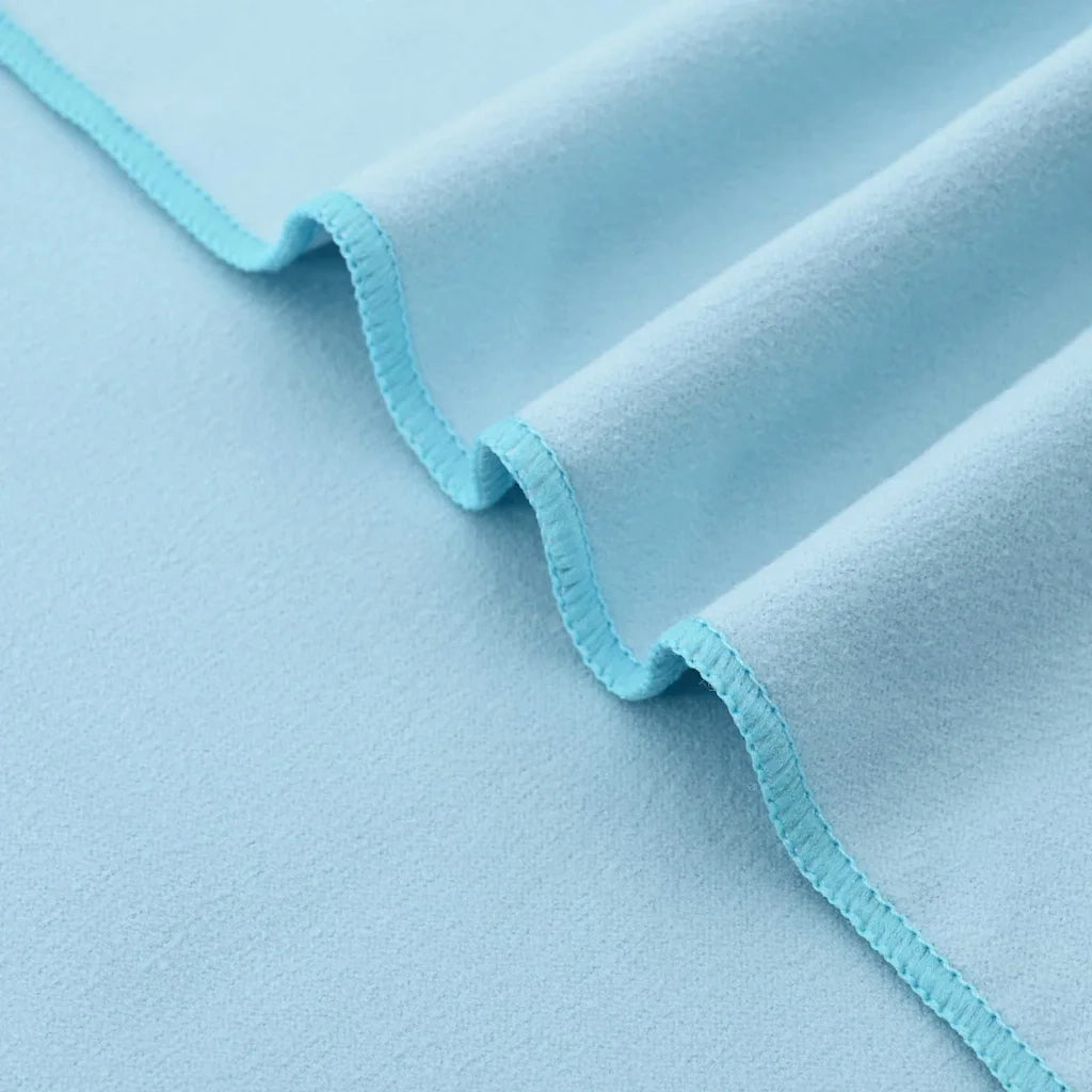 Asciugamani per lettino 2 pz | Teli per bagno Blu 210 x 75 cm