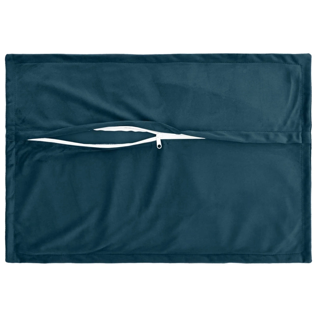 Federa 6 pcs HOUTEN Blu 50 x 75 cm Velluto 919744
