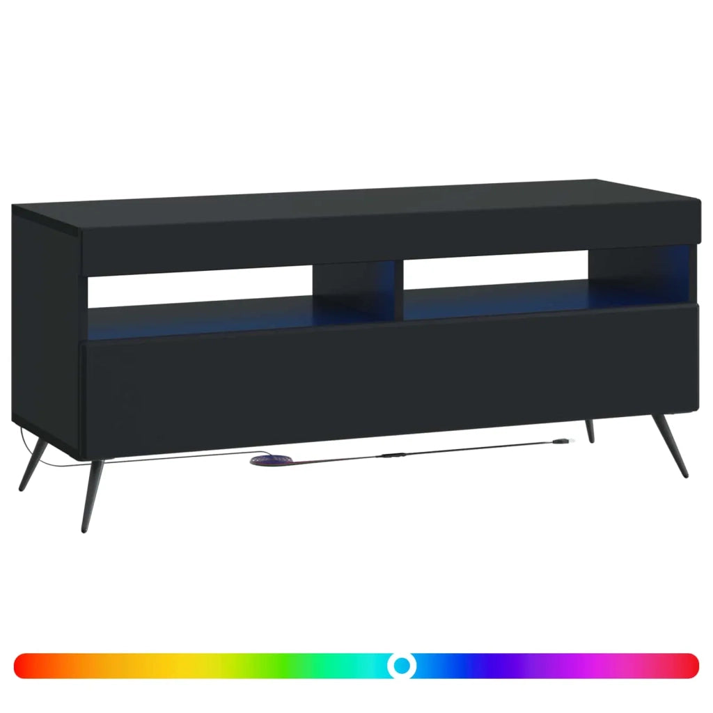 Mobile TV LED Nero Legno ingegnerizzato 897646