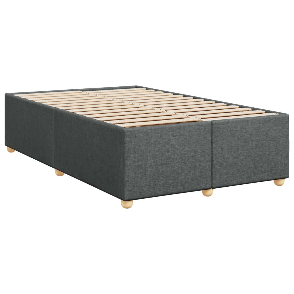 Letto box spring con materasso Grigio Scuro 120 x 200 cm 3453852