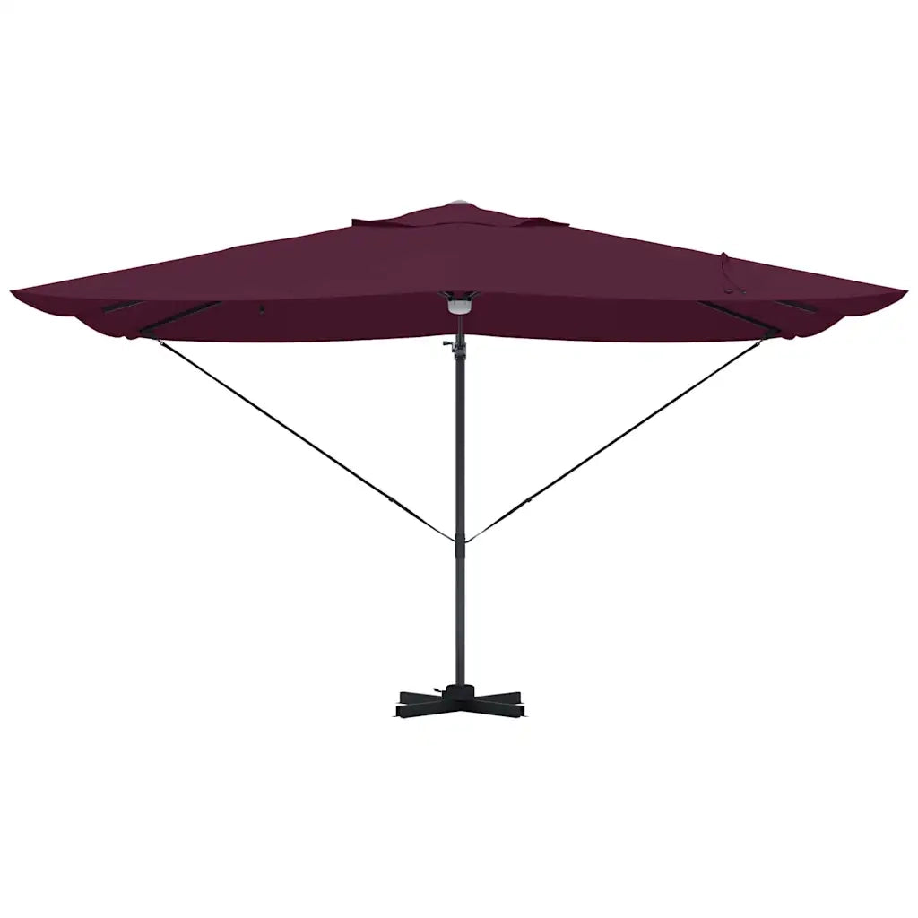 Ombrellone Rosso Bordeaux 351 x 250 x 253 cm 42003365