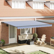 Struttura della tenda Blu e Bianco 450 × 300 cm 3330852