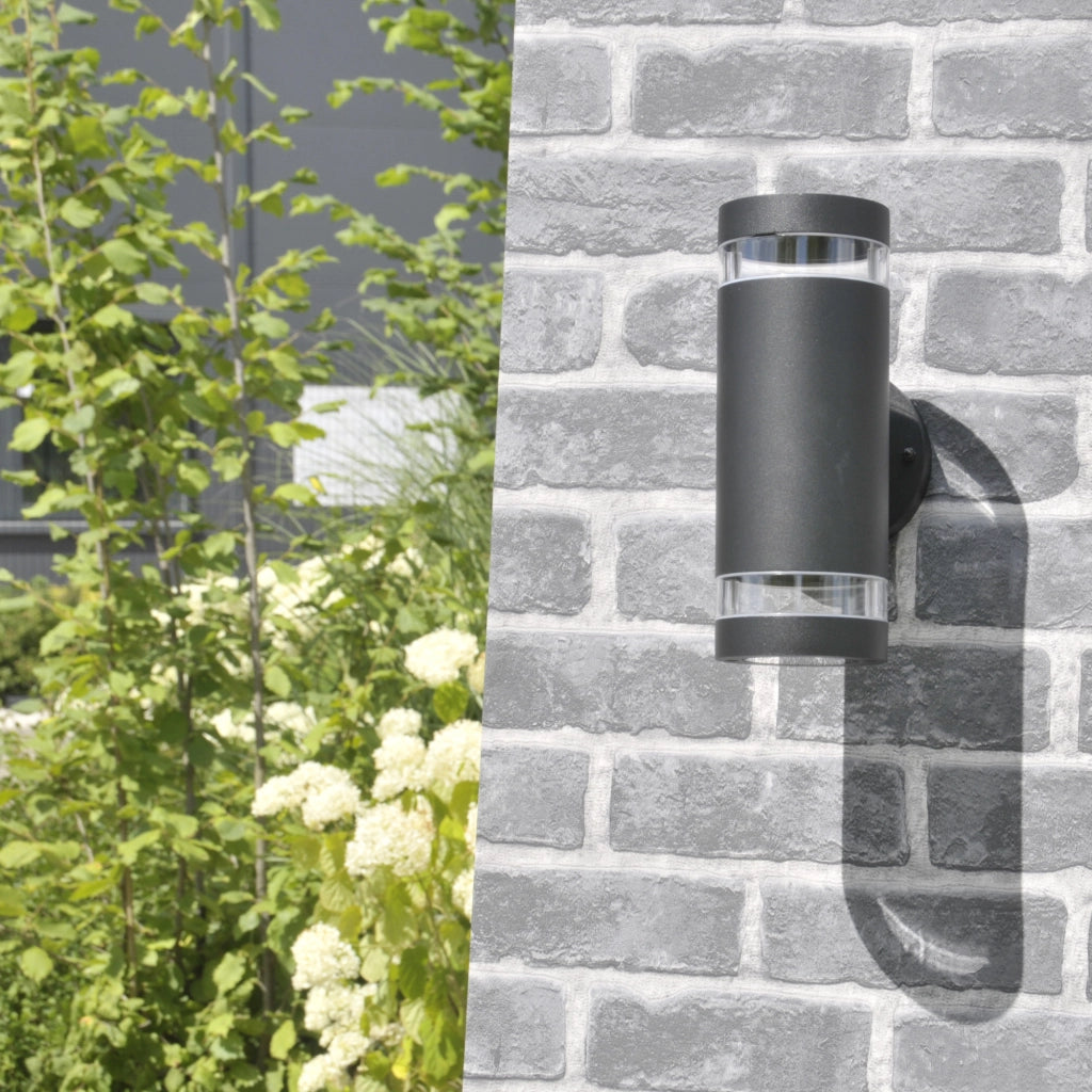 Applique esterna nera 2xGU10 RINO 323996 Polux IP54