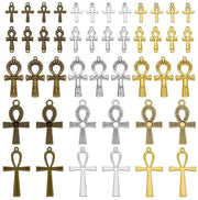 60 pezzi di ankh in metallo per gioielli artigianali