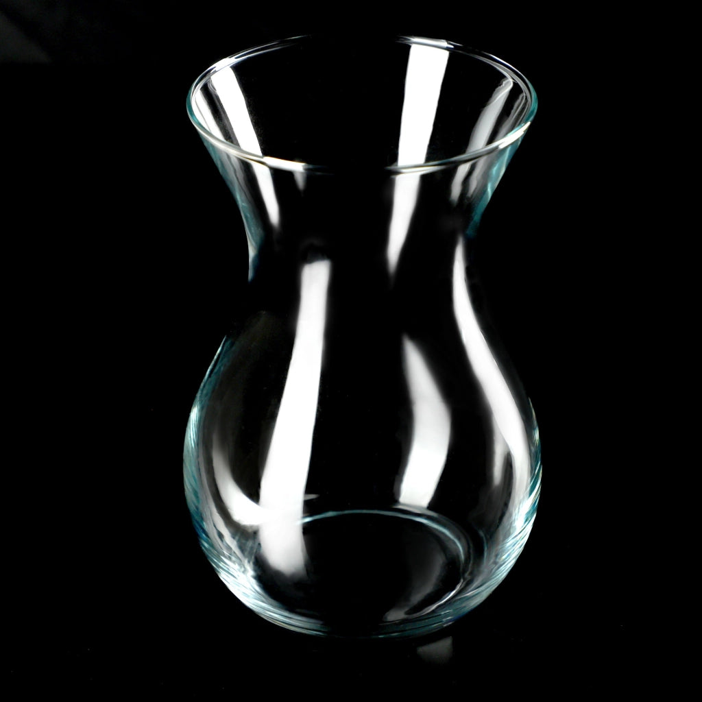Vaso in vetro KADAX per fiori e bouquet, trasparente, classico, 18 cm, 2 pezzi