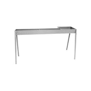 Barbecue a carbone per arrosticini Lisa Milano Grill 100+40 in acciaio inox - Senza kit paratia + griglia