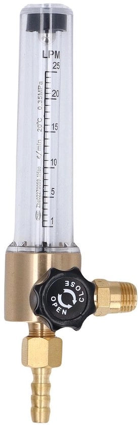 Misuratore di Gas Fluttuante - Naufragio Ballo Design - Monitoraggio Preciso - Consumo di Aria Marittima - Regolazione di Corrente Industriale - Portata 1-25L - Ingresso di Gas NPT 1/4-18 - Misuratore di Flusso di Gas