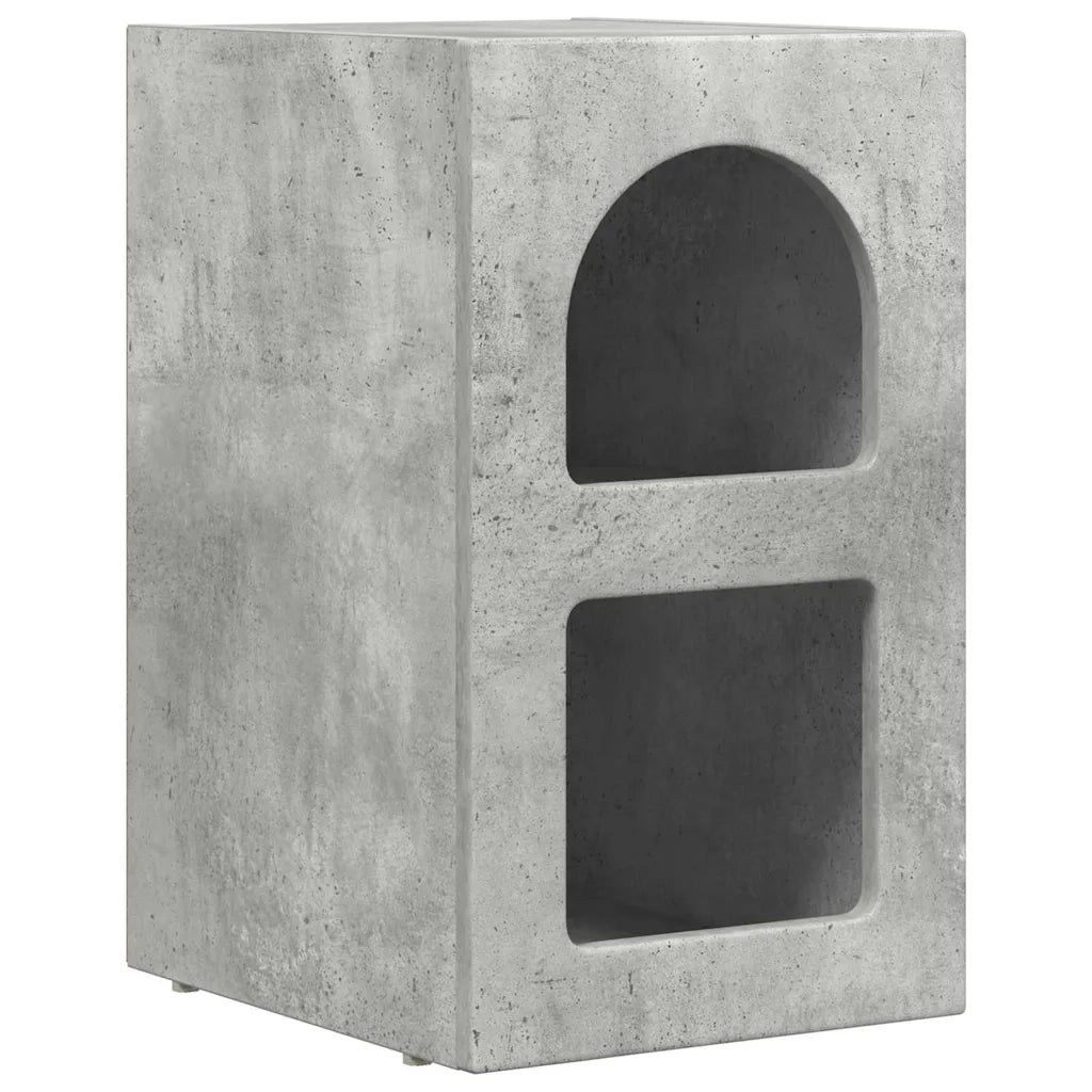 Comodino 2 pcs Grigio cemento 29,5 x 33,5 x 50 cm 891231