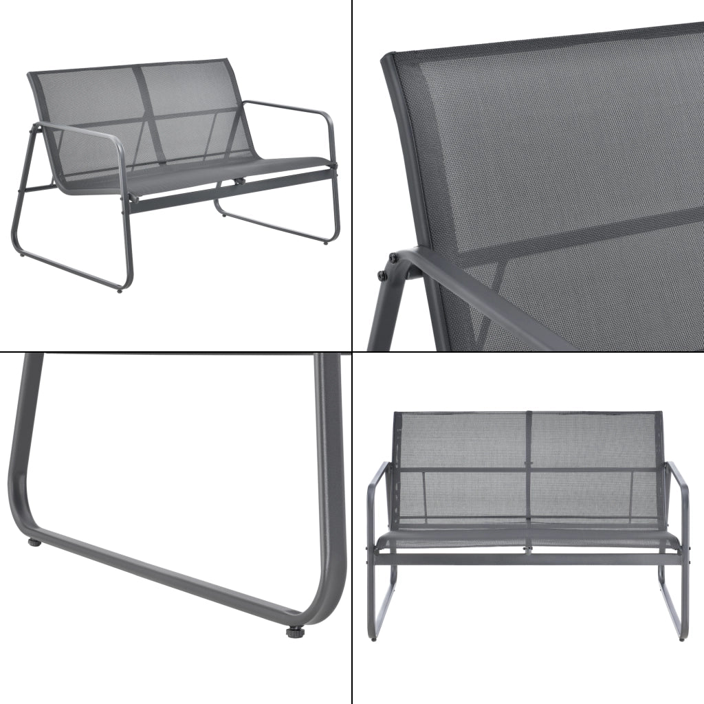Set Salottino Anzi per Uso Esterno - Grigio casa.pro