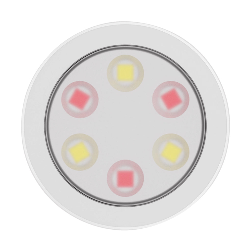 Lampade sottopensile 3pz rotonde Ø7,5 bianche RGB con telecomando