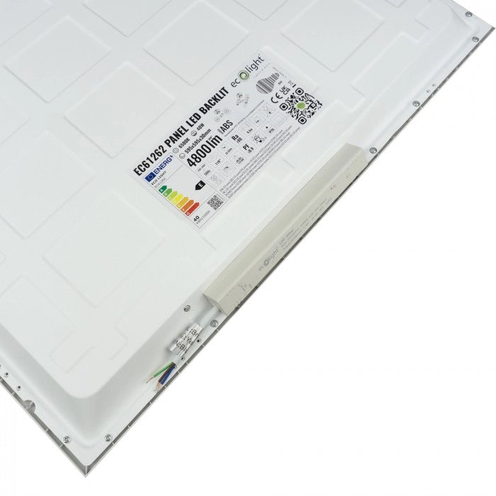 Pannello LED Backlit 40W 6500K 60x60 Bianco Ecolight