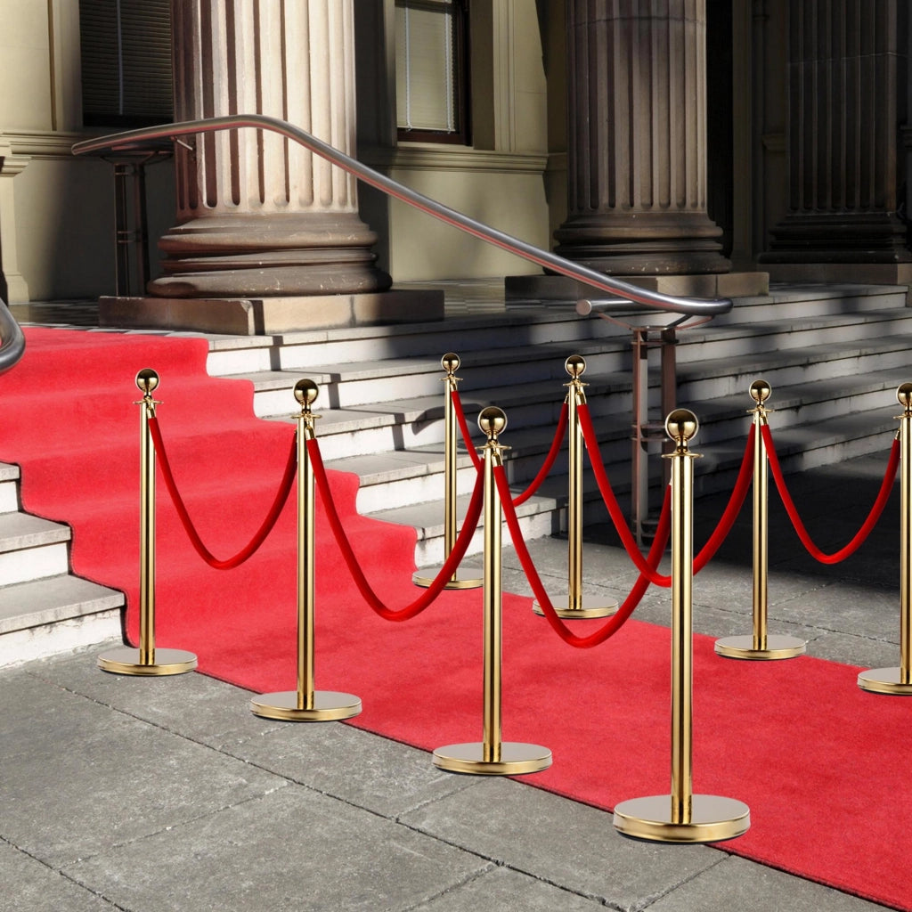 Colonnina Segnapercorso per Code ¨C Minimal ¨C Acciaio Rosso e Oro