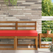 Cuscino per divano da esterno Rosso 60 x 60 x 8 cm Poliestere 900699