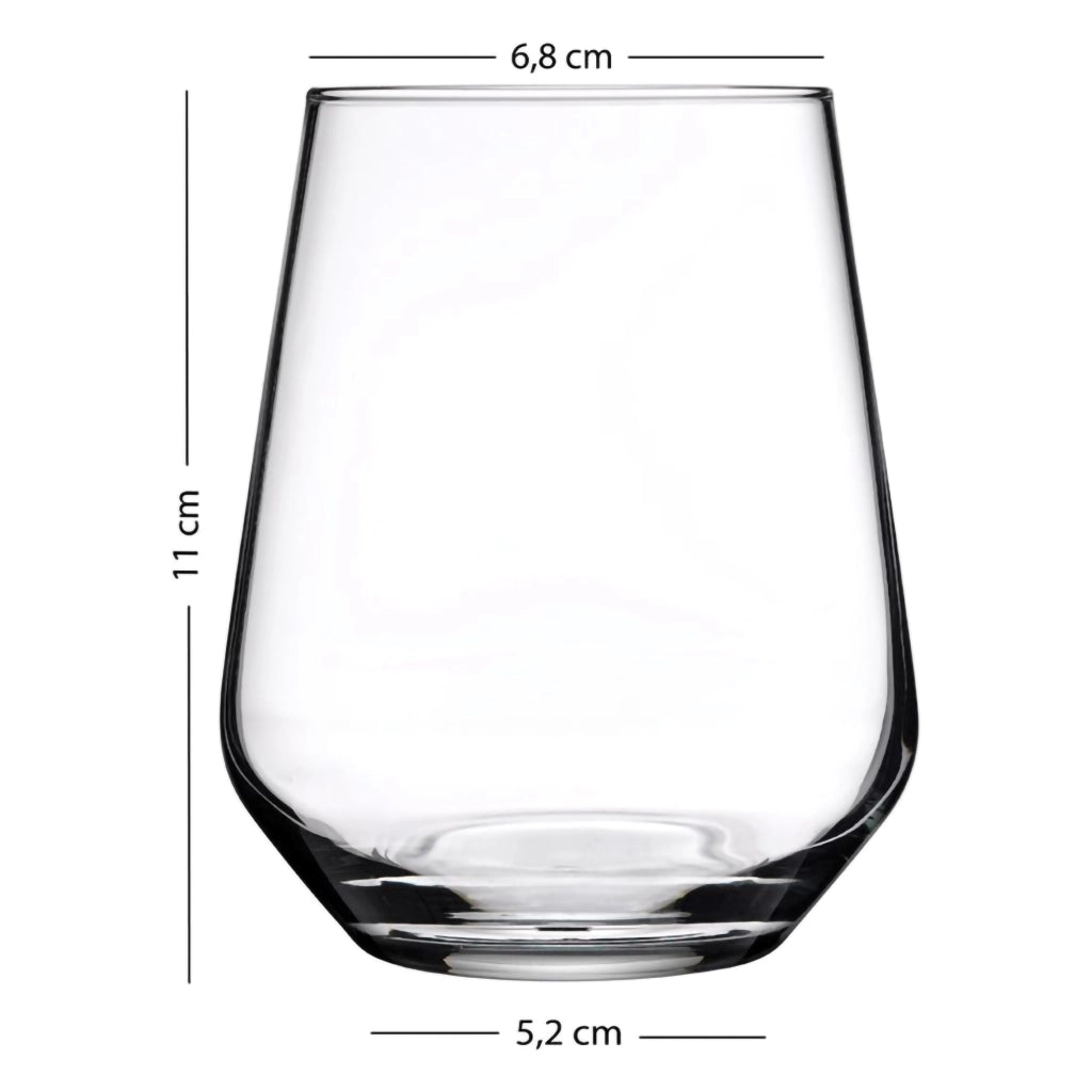Nesale, Bicchieri set da 4 425 ml, Giallo