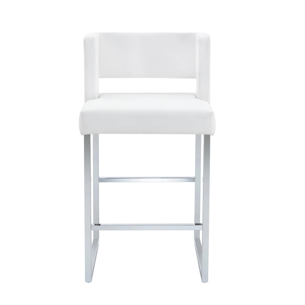 Sedie da Bar Set 2 Pezzi ¨C Xylo ¨C Gambe in Metallo, Design Moderno, Stile Nordico