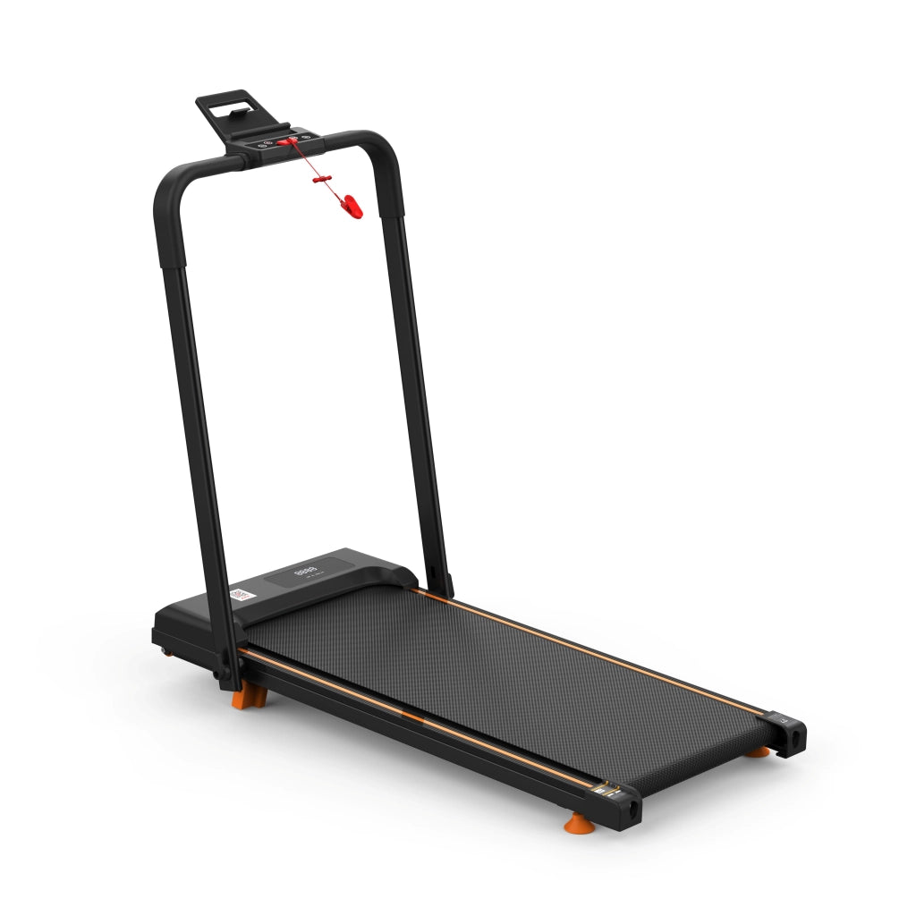 Tapis roulant domestico, con funzione di inclinazione, tapis roulant da tavolo compatto e portatile, portata massima 120 kg, nero