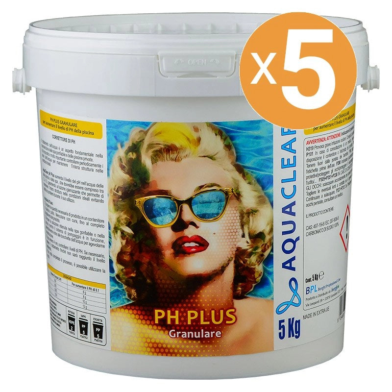 Correttore PH PLUS granulare piscina AQUACLEAR Quantità confezione: 5 confezioni