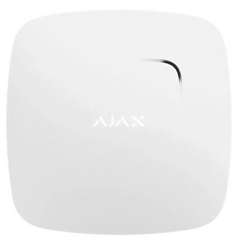 Rilevatore di fumo antincendio AJAX FireProtect-W wireless sensore temperatura e sirena integrata colore bianco