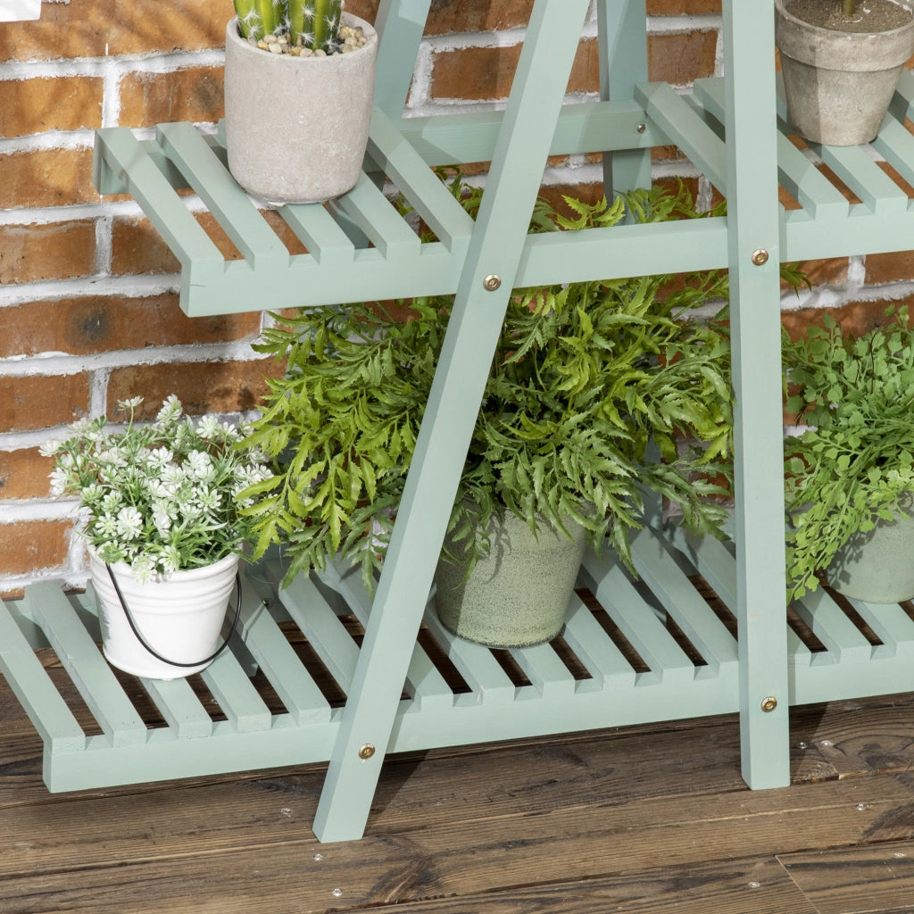 Scaffale per piante 3 livelli ¨C Minimal ¨C 76x26x76 cm verde