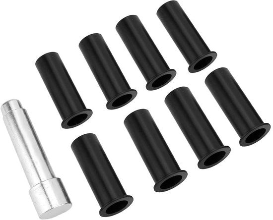 Sostituzione Maniglioni Porta - Adatto per Porte J 07-18 2 Porte - Set di 8 Guide - Incluso Kit di Montaggio - Sostituzione Facile - Smaltato ABS - Guide Porta