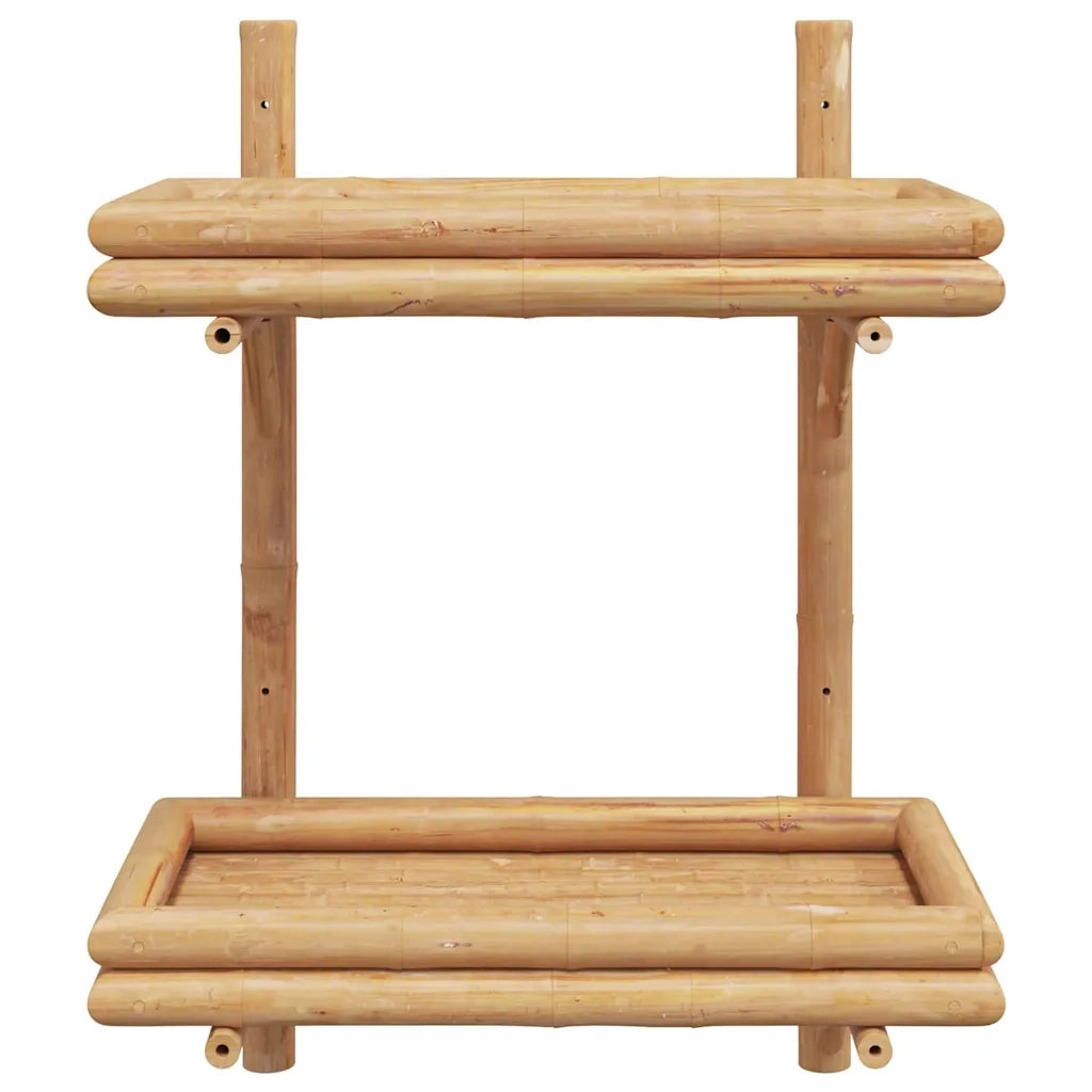 Scaffale da parete Marrone 39 x 26 x 60 cm Bambù 4106587