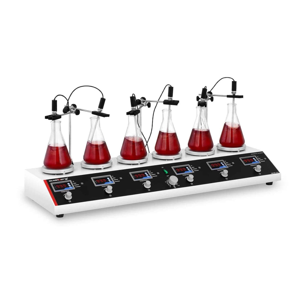 Agitatore magnetico - 6 stazioni di riscaldamento 870 watt 14_0005790