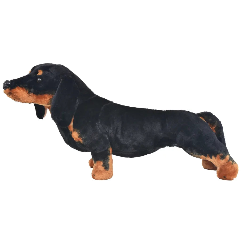 Cane Bassotto in Peluche in Piedi Nero XXL 91333