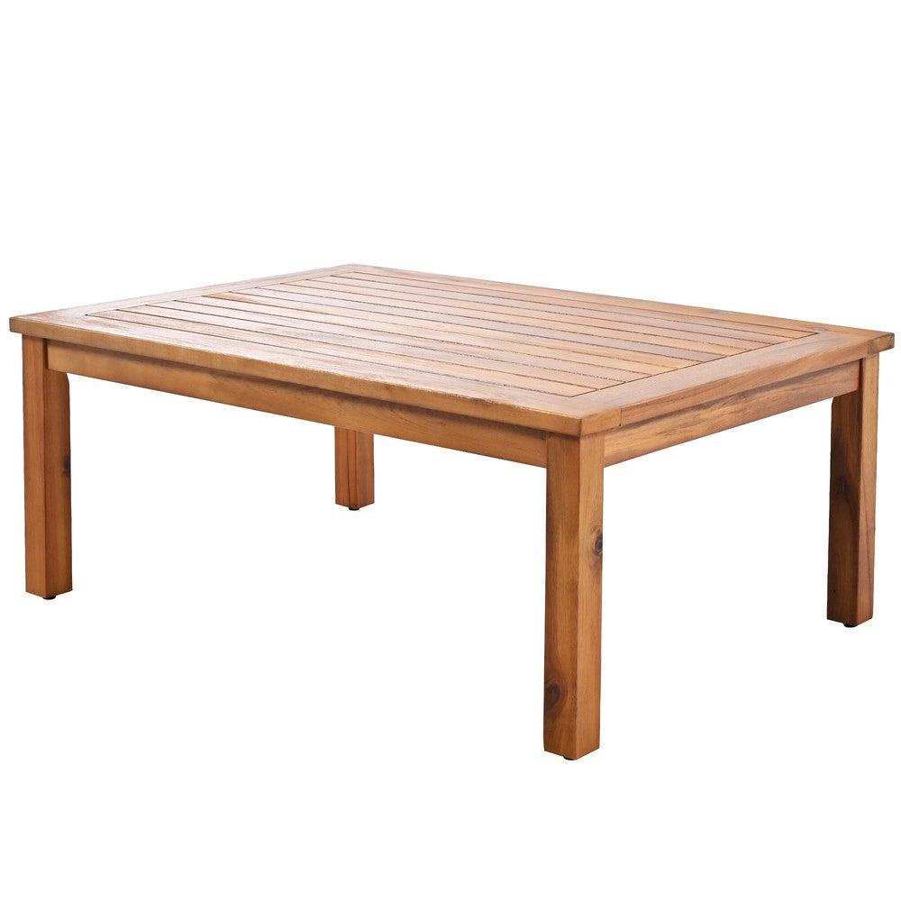 Set da giardino lounge (3 pezzi) - Zephmum- Cornice in acacia, braccioli in corda grigi, gambe regolabili