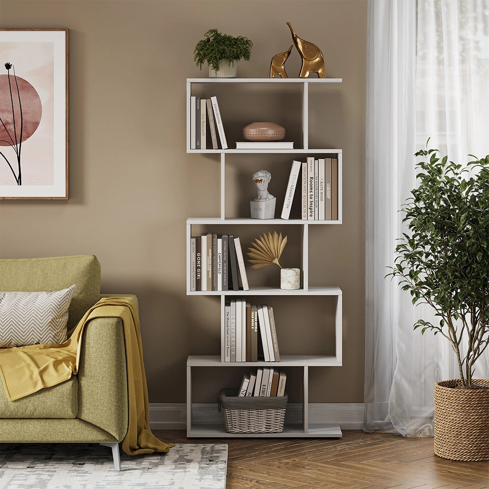 Vicco Divisorio per ambienti Bianco 70 x 164.1 cm 5 scomparti