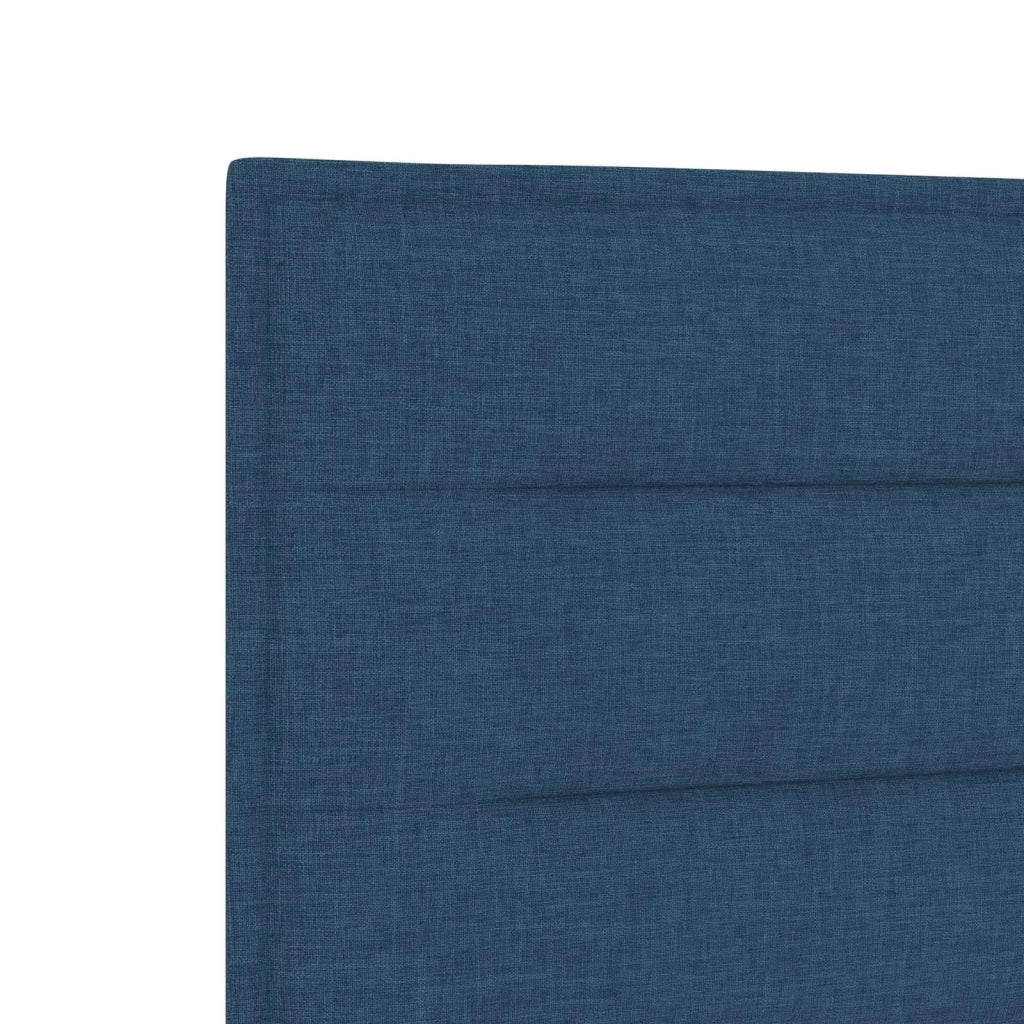 Letto box spring con materasso Blu 140 x 200 cm Tessuto 3452945