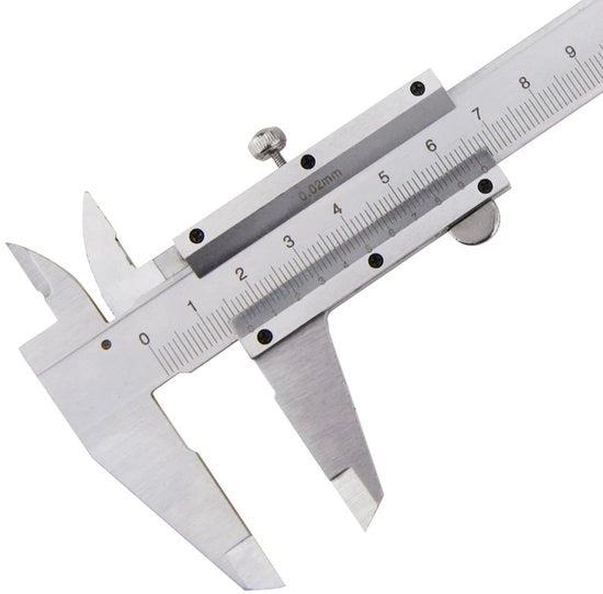 Misuratore di distanza 0-150 mm - Acciaio inossidabile - Manuale - Doppia scala metrica/ imperiale - Per uso professionale - Squadratura
