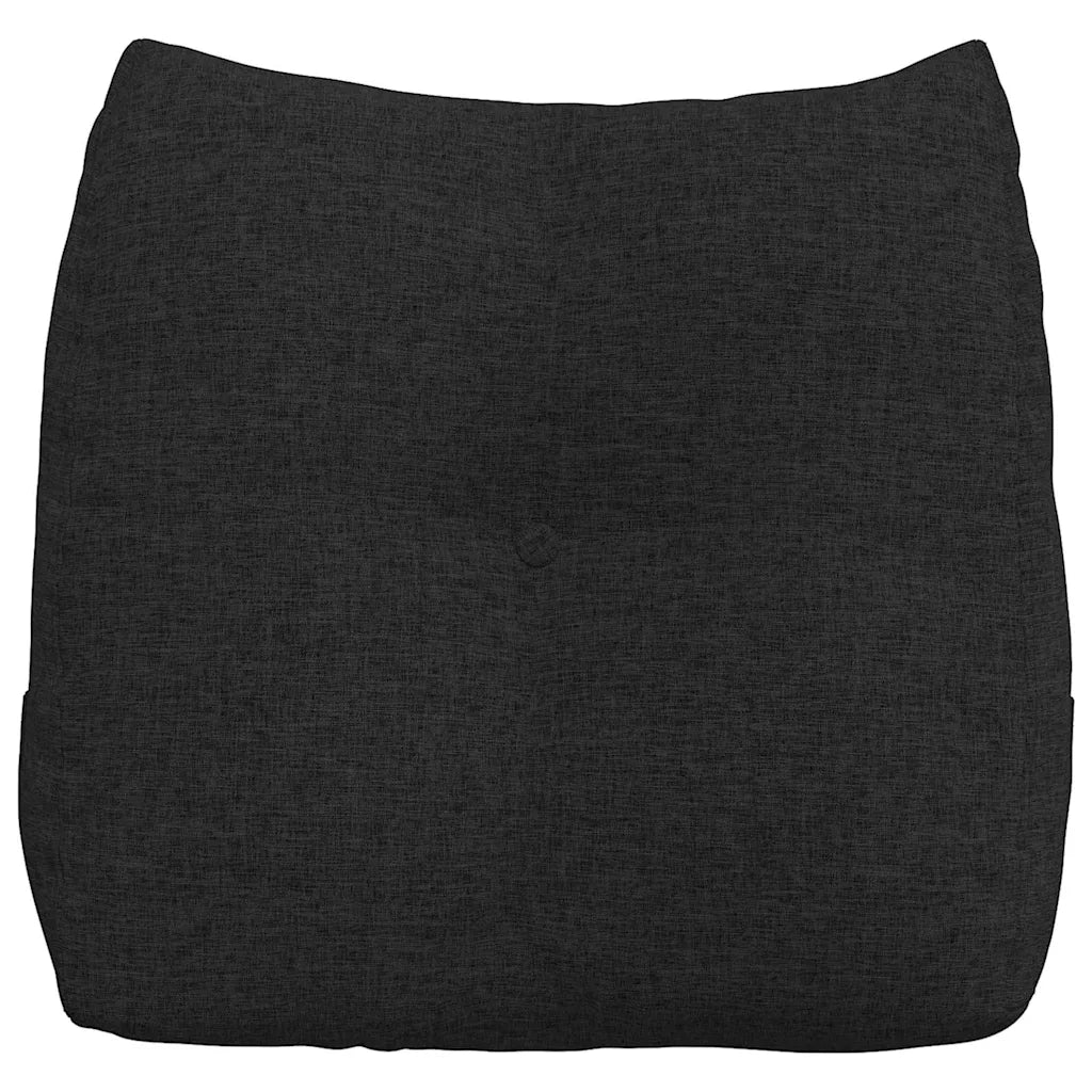 Cuscino per Schiena Nero 45 x 24 x 50 cm Tessuto 42014356