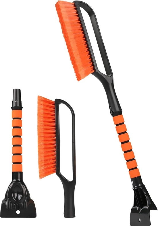 Sneeuropacifica 2-in-1 con funzione di spazzola e sciacquettatore per auto, camion e SUV (68 cm)