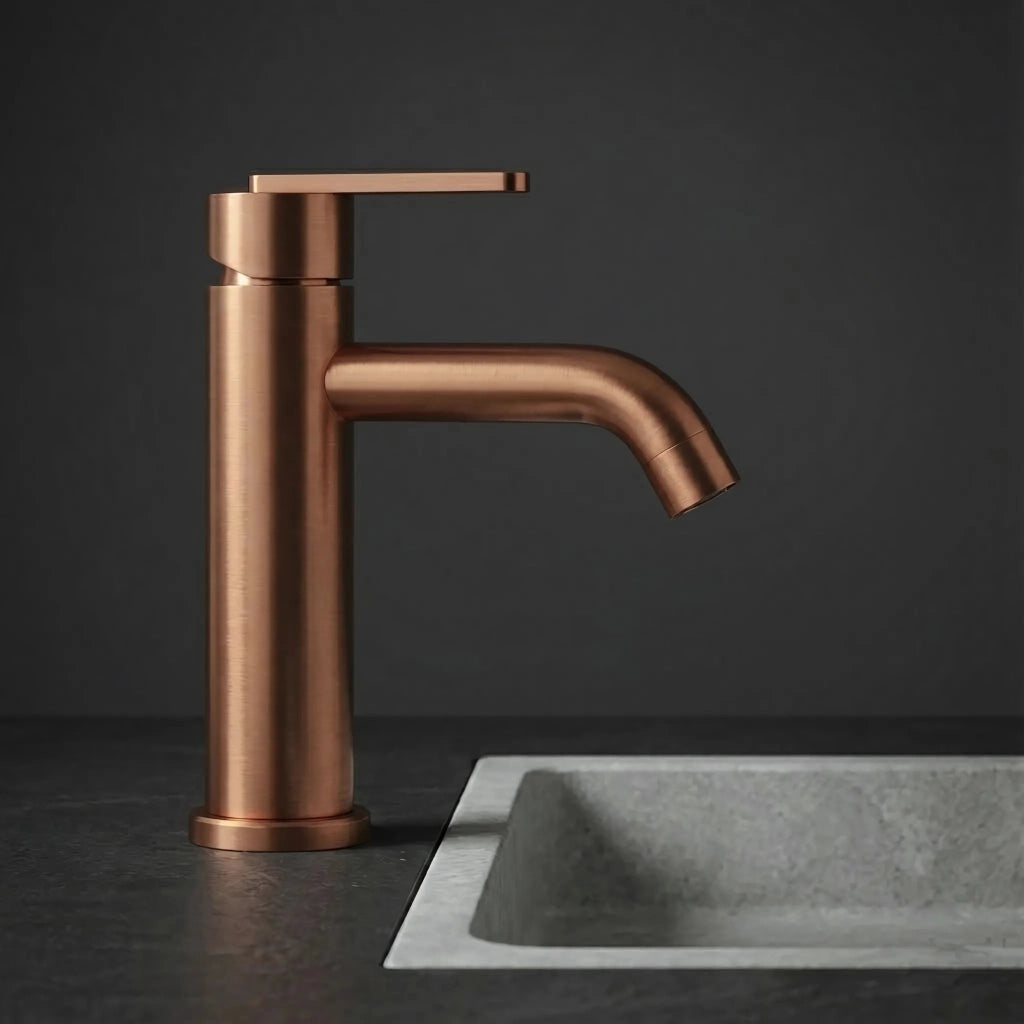 Rubinetto Da Bagno Rea Ontario Brush Copper