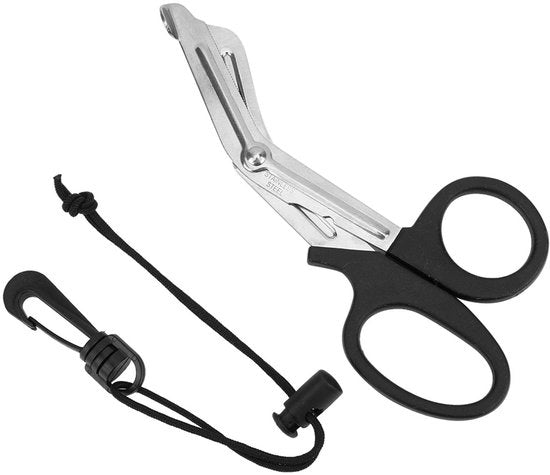 Scaletta per immersione in acciaio inossidabile - Scaletta subacquea - Scaletta di salvataggio - Strumento di taglio - Corda anti-deragliante - 17x8cm/64g