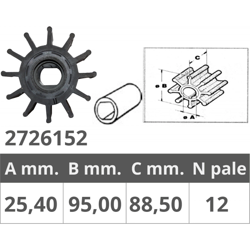 GIRANTE UNIVERSALE UNIVERSAL IMPELLER