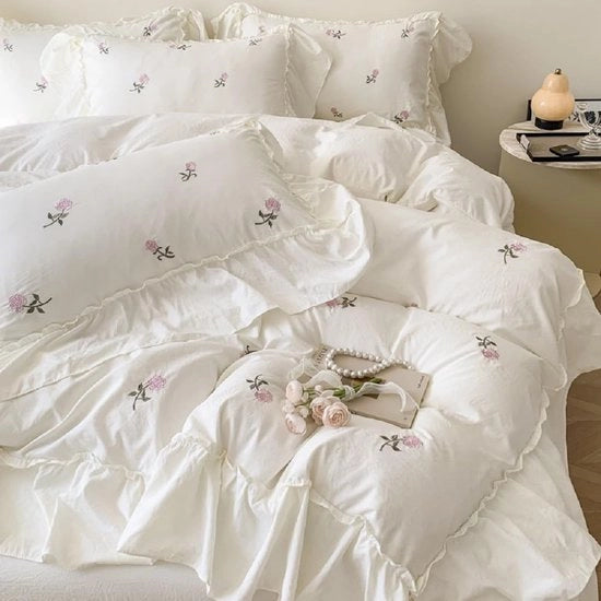 Set di lenzuola ipoallergeniche romantico - set da 1 pezzo