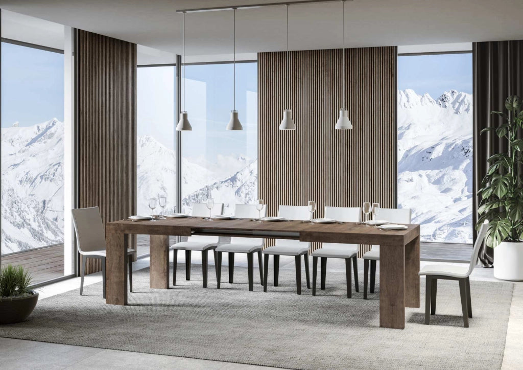 Tavolo Allungabile 200/304x90x77 cm Roxell Noce
