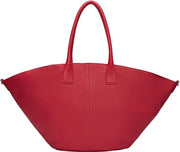 Borsa per Spesa con Effetto Luccichio in Colore Rosso