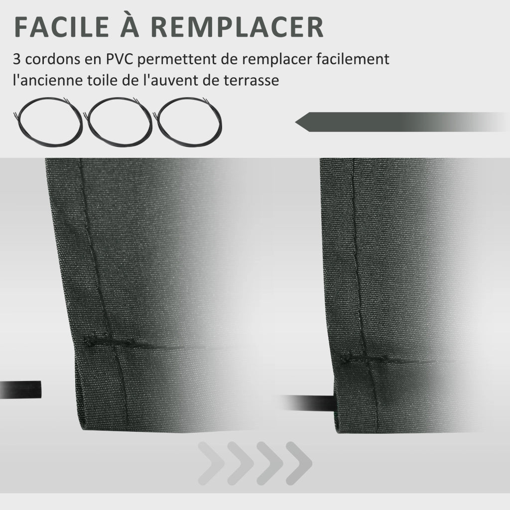 Tenda a Rullo per Terrazzo ¨C Minimal ¨C Polyester Antivento Grigio