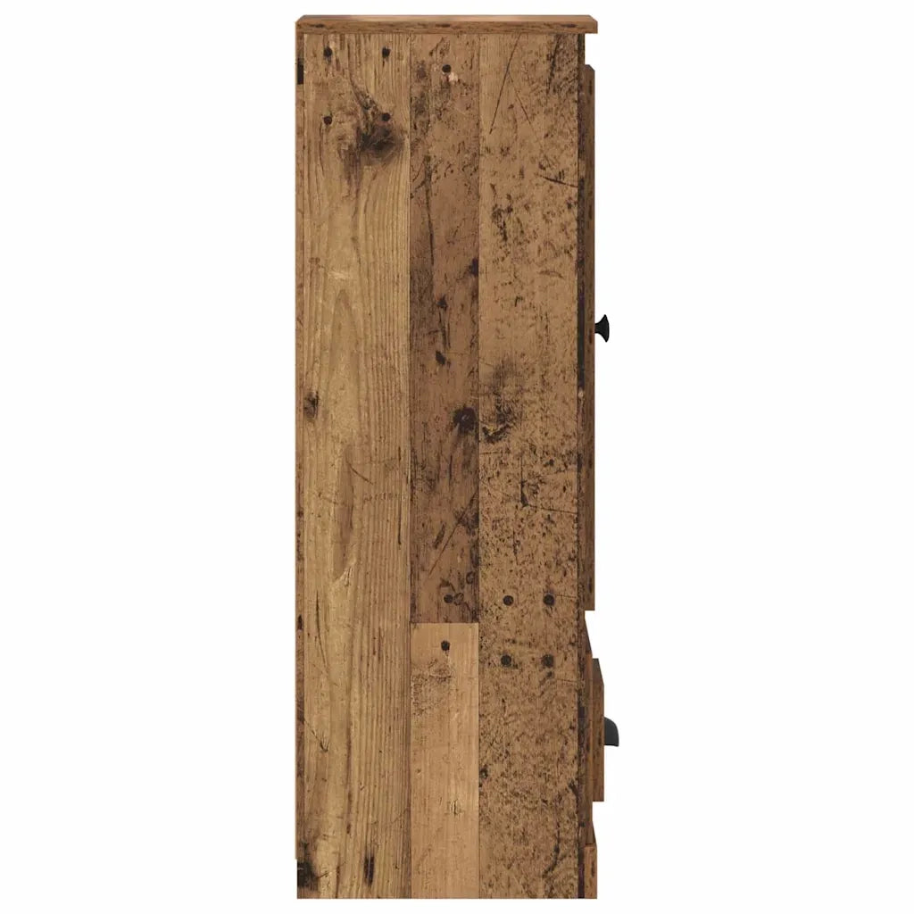 Credenza con cassetto 3 pcs Legno vecchio Legno multistrato 3402671