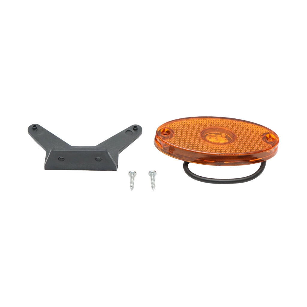 Lampada laterale con LED, 12-24V, gialla, Breckner Germany