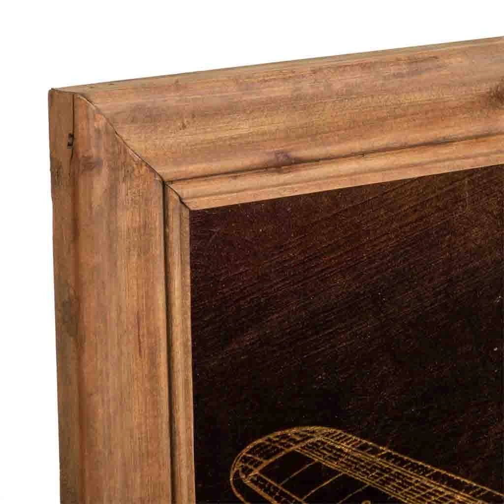 Cornice in legno con finitura dorata