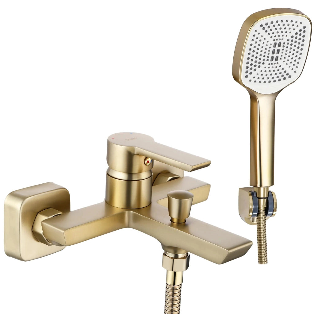 Rubinetto Da Vasca Rea Argus Gold Brush