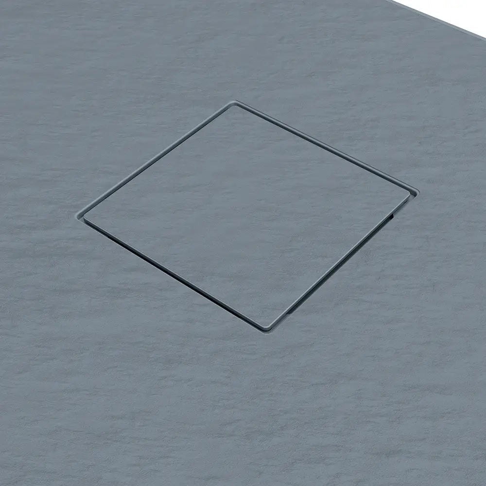 Piatto doccia 70x170 cm colore grigio effetto pietra | Samos